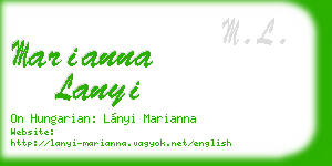 marianna lanyi business card
